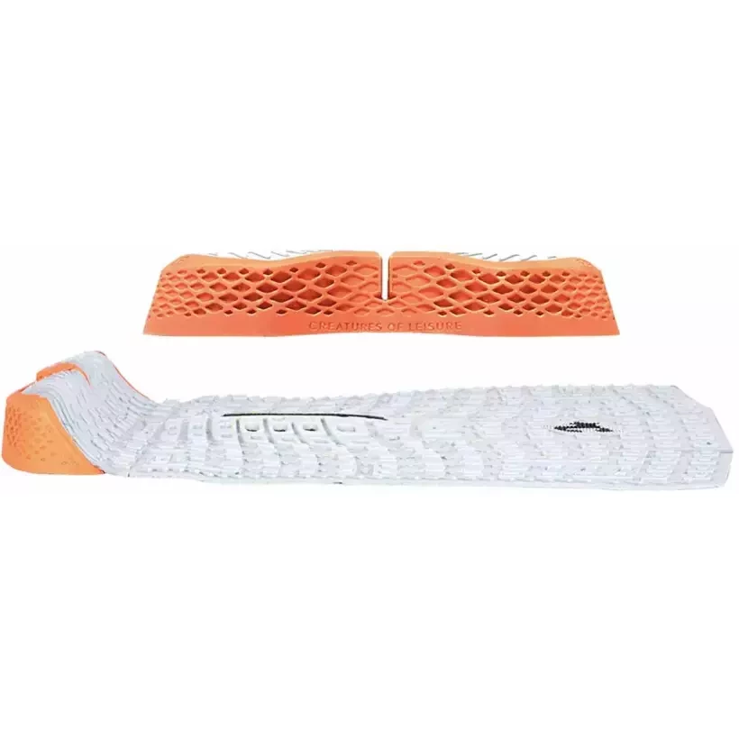 Surfboard tail pad Creatures Proto 1.4 Eco Platinium Speckle Fluro Red
