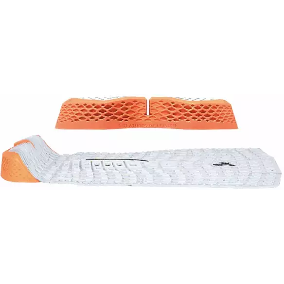 Surfboard tail pad Creatures Proto 1.4 Eco Platinium Speckle Fluro Red