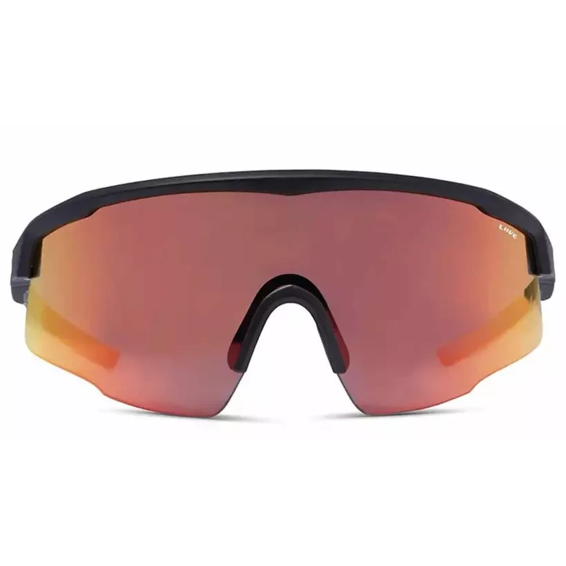 Zonnebril Liive Dealer MIRROR MATT BLACK Red