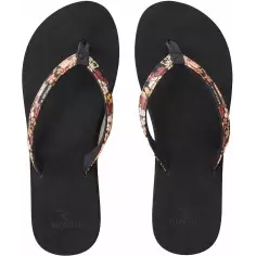 Infradito Rip Curl FREEDOM BLOOM OPEN TOE Black Brown 2