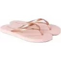 Rip Curl Script wave BLOOM Rose Gold flip flops