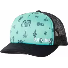 Gorra Rip Curl WEEKEND TRUCKER  BOY WASHED AQUA