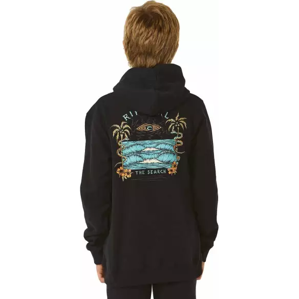 Felpa Rip Curl LOST ISLANDS ART HOOD Black