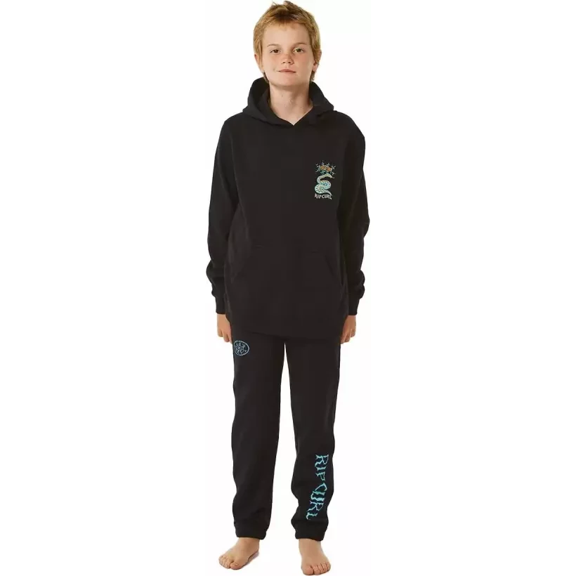 Suéter Rip curl LOST ISLANDS ART HOOD Black