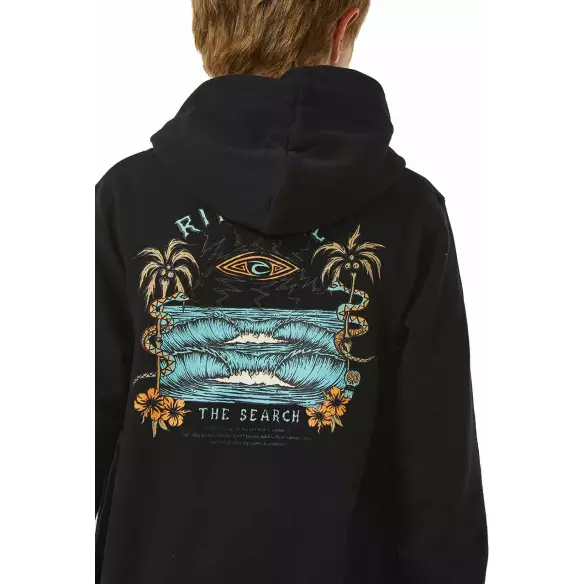 Sudadera Rip Curl LOST ISLANDS ART HOOD Black