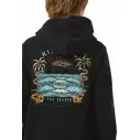 Sweat-shirt Rip Curl LOST ISLANDS ART HOOD Black