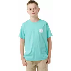T-Shirt Rip Curl WETSUIT ICON TEE KIDS Acqua