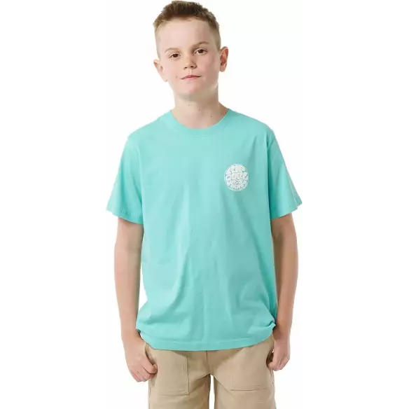 T-Shirt Rip Curl WETSUIT ICON TEE ­KIDS Acqua
