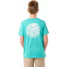 Camisa Rip Curl WETSUIT ICON TEE ­KIDS Acqua 2