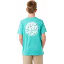 Camisa Rip Curl WETSUIT ICON TEE ­KIDS Acqua
