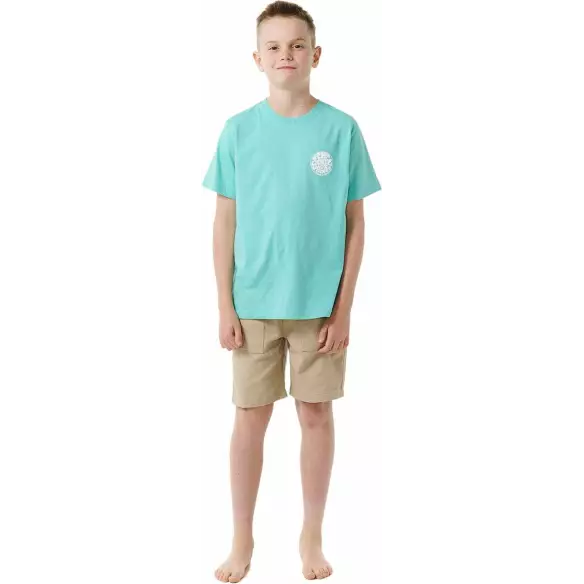 T-Shirt Rip Curl WETSUIT ICON TEE ­KIDS Acqua