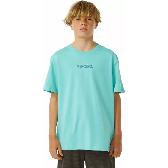 Rip Curl T-Shirt LOST ISLANDS ART TEE ­BOYS Acqua