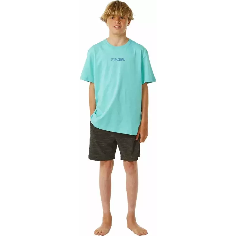 Rip Curl T-Shirt LOST ISLANDS ART TEE ­BOYS Acqua