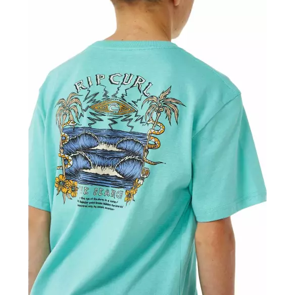 T-Shirt Rip Curl LOST ISLANDS ART TEE ­BOYS Acqua