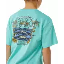 Rip Curl T-Shirt LOST ISLANDS ART TEE ­BOYS Acqua