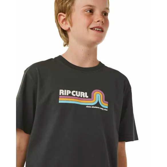 Rip Curl T-Shirt SURF REVIVAL MUMMA TEE­ BOY WASHED BLACK