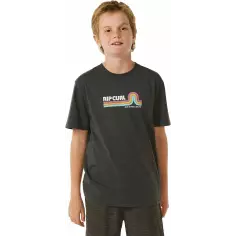 Camiseta Rip Curl SURF REVIVAL MUMMA TEE BOY WASHED BLACK