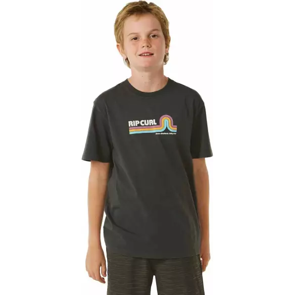 Camisa Rip Curl SURF REVIVAL MUMMA TEE­ BOY WASHED BLACK