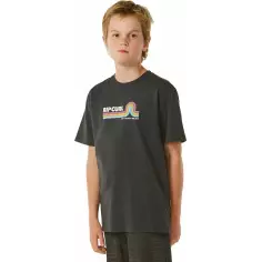 Camisa Rip Curl SURF REVIVAL MUMMA TEE­ BOY WASHED BLACK 2
