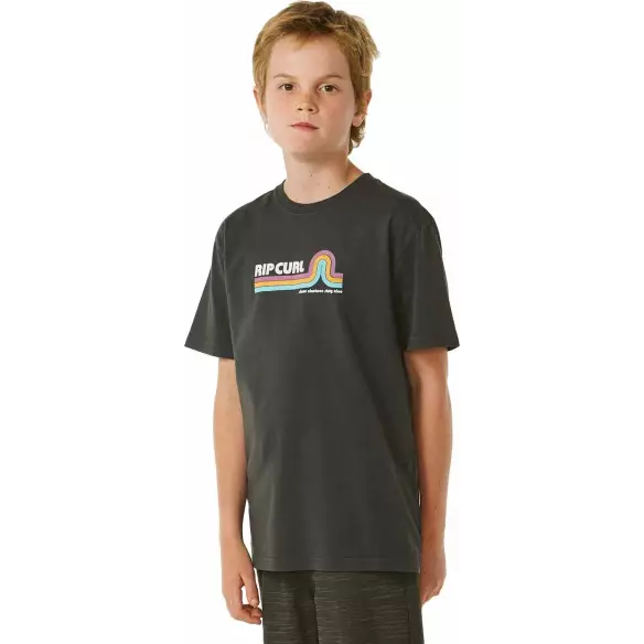 Camisa Rip Curl SURF REVIVAL MUMMA TEE­ BOY WASHED BLACK