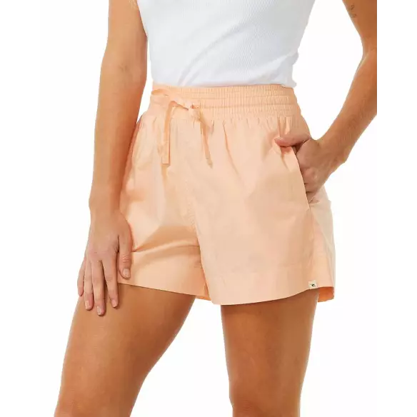 Shorts Rip Curl POPLIN CRUSHIN WALK SHORT BRIGHT PEACH