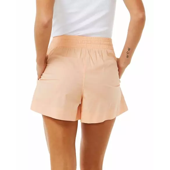 Rip Curl short POPLIN CRUSHIN WALK SHORT BRIGHT PEACH