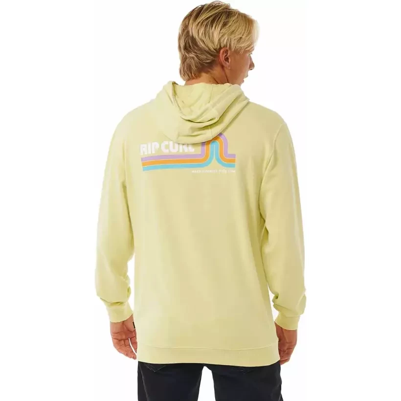 Sweat-shirt Rip Curl SURF REVIVAL VINTAGE YELLOW
