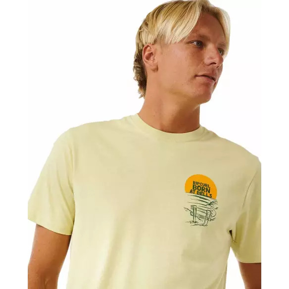 Camiseta Rip Curl KEEP ON TRUCKING TEE VINTAGE YELLOW