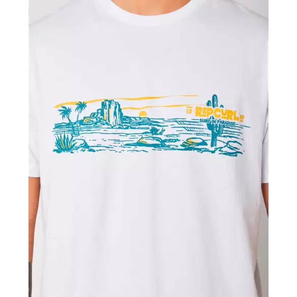 Camiseta Rip Curl PARADISE LAND TEE White