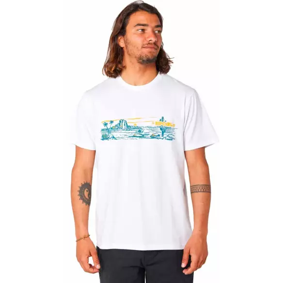 Camiseta Rip Curl PARADISE LAND TEE White