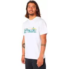 T-Shirt Rip Curl PARADISE LAND TEE White 2
