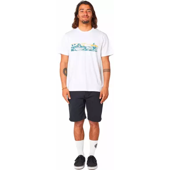 Camiseta Rip Curl PARADISE LAND TEE White
