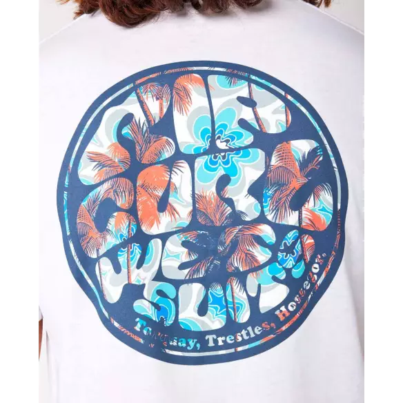 T-Shirt Rip Curl PASSAGE TEE White