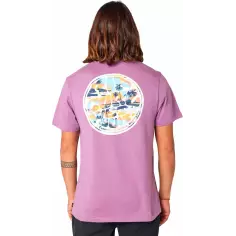 Camisa Rip Curl PASSAGE TEE DUSTY PURPLE 2