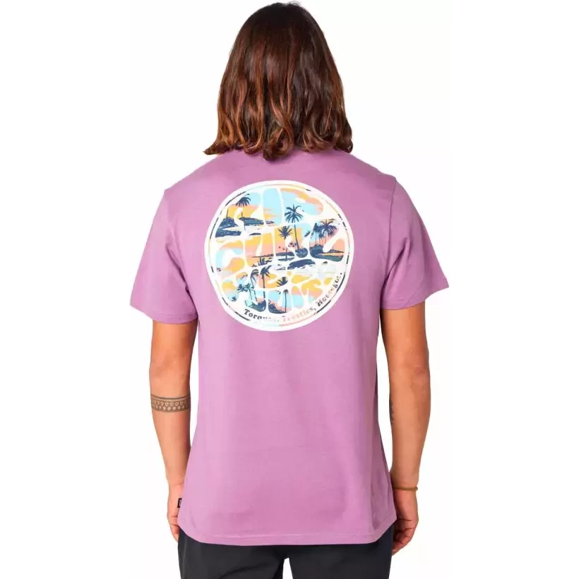 Camisa Rip Curl PASSAGE TEE DUSTY PURPLE