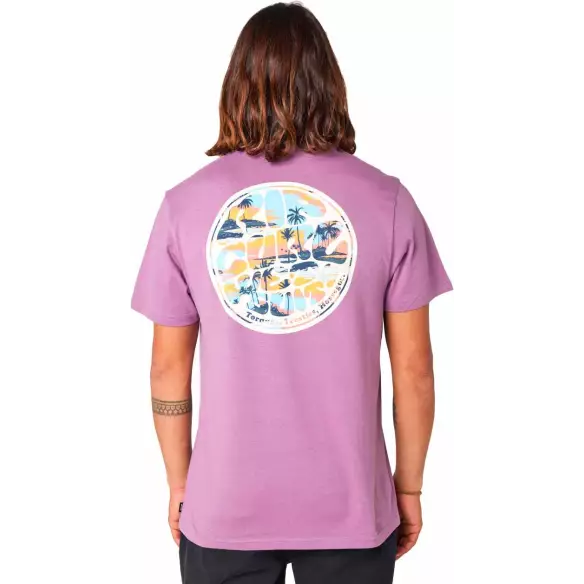 Camiseta Rip Curl PASSAGE TEE DUSTY PURPLE