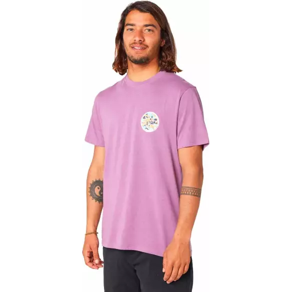 Camisa Rip Curl PASSAGE TEE DUSTY PURPLE