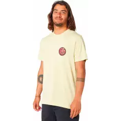 Camisa Rip Curl PASSAGE TEE VINTAGE YELLOW 2