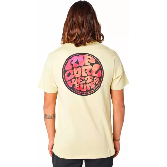 Rip Curl T-Shirt PASSAGE TEE VINTAGE YELLOW