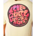 T-Shirt Rip Curl PASSAGE TEE VINTAGE YELLOW