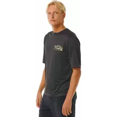 T-shirt UV-Rip Curl MASON PIPE SURFLITE WASHED BLACK 2