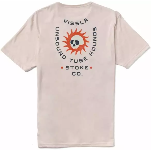 Camiseta Vissla Tube Hounds Organic Bone