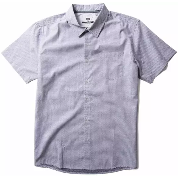 Camisa Vissla Breakers Stripe Dark Denim
