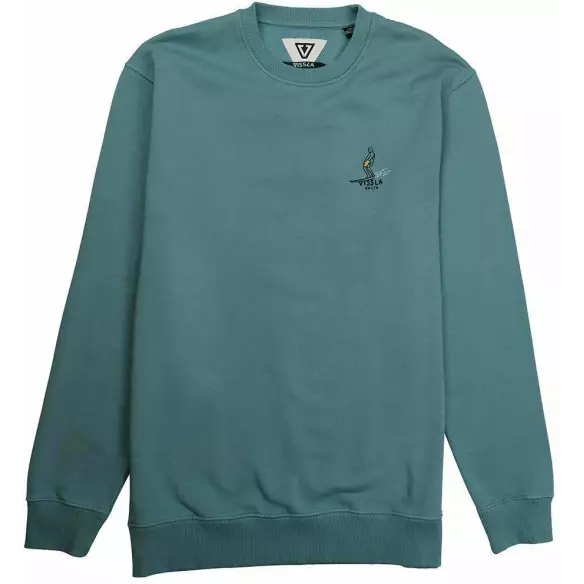 Felpa Vissla UNLTD Crew Blue Slate