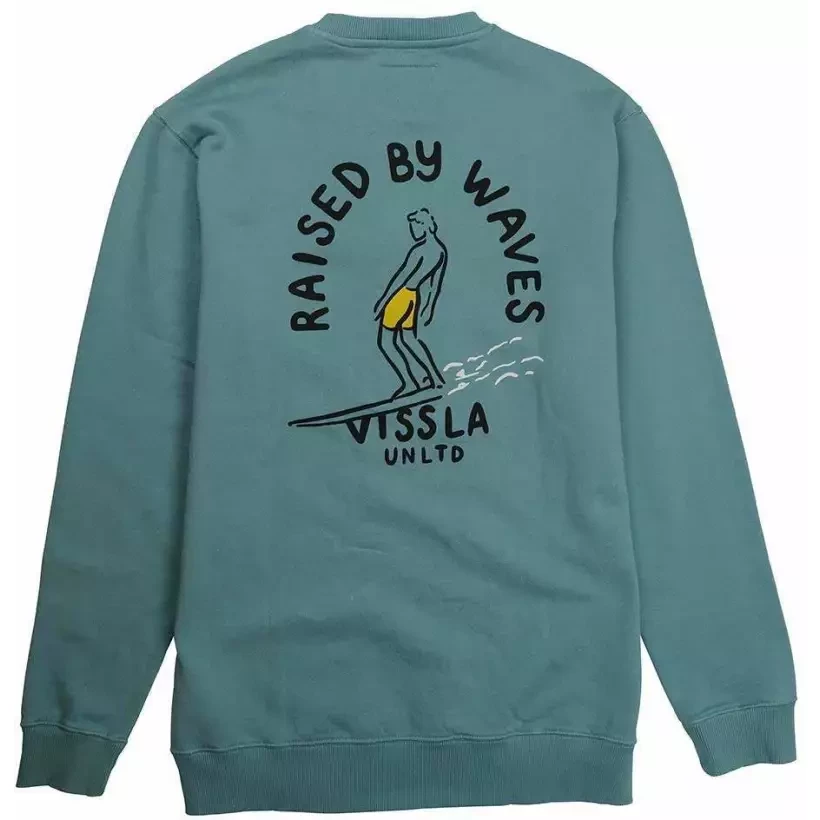 Sudadera Vissla UNLTD Crew Blue Slate