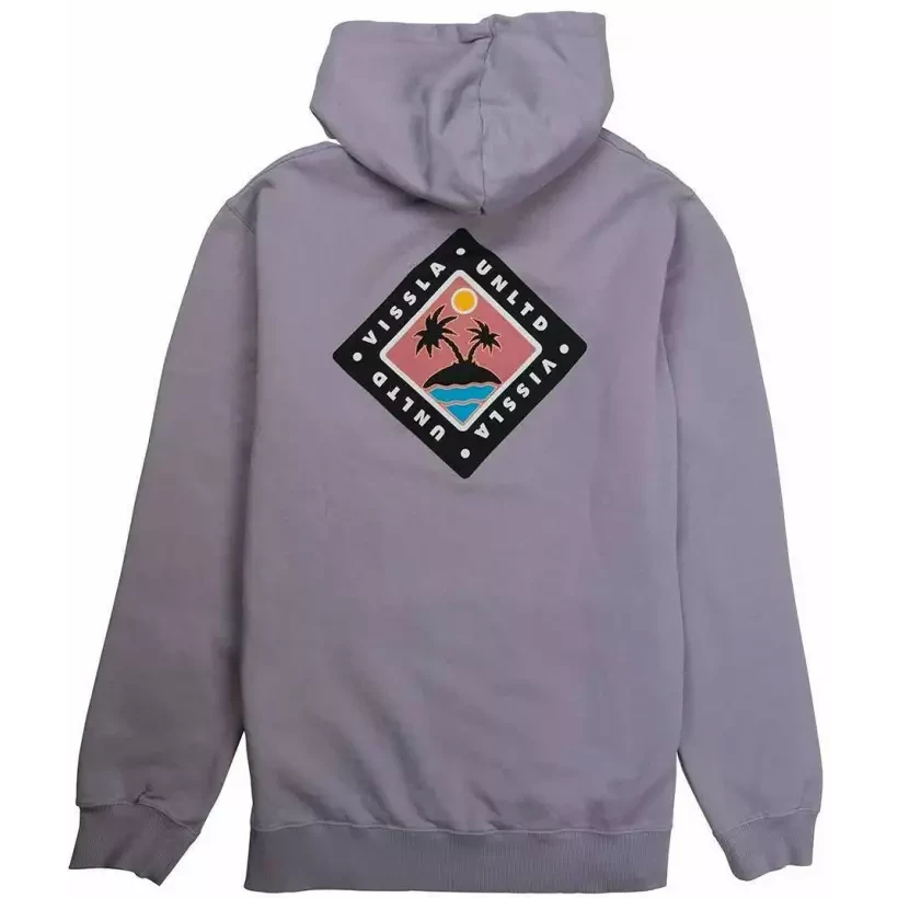 Sudadera Vissla Spike Pull Over Dusty Lilac