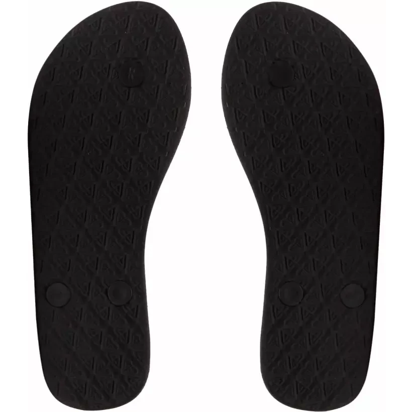 Tongs Roxy Viva Stamp Black/Boysenberry