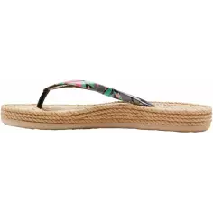 flip flops Roxy South Beach Black/Pink/Soft Lime 2