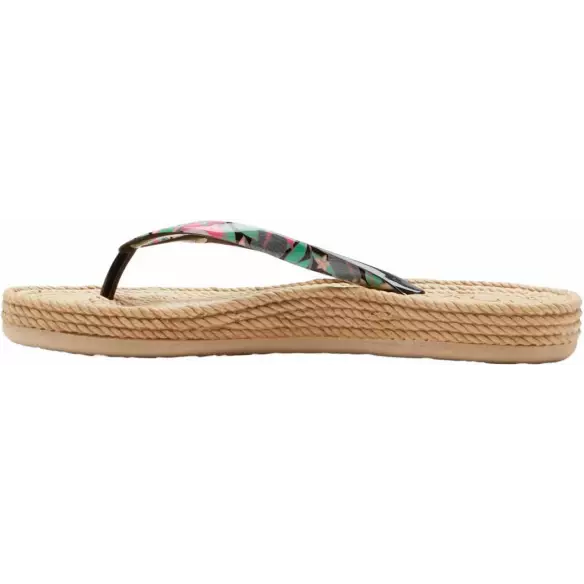 Chanclas Roxy South Beach Black/Pink/Soft Lime