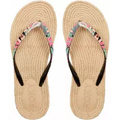 Chanclas Roxy South Beach Black/Pink/Soft Lime